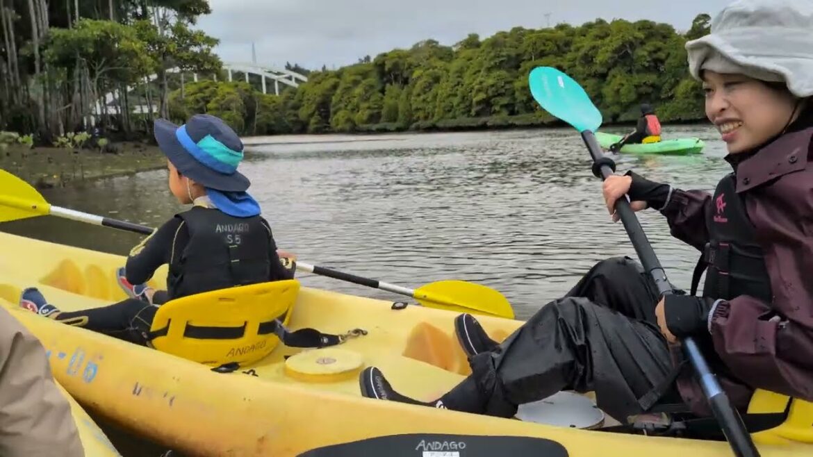 Okinawa, Japan (沖縄) - Private Mangrove Kayak tour (マングローブカヤックツア) Part 1 2025 Mar. 29