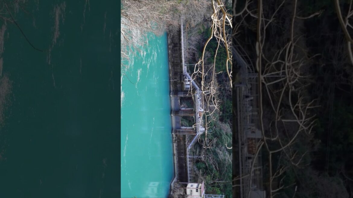 境川ダム（静岡県榛原郡川根本町）※スマホは横向きで見てね #ダム