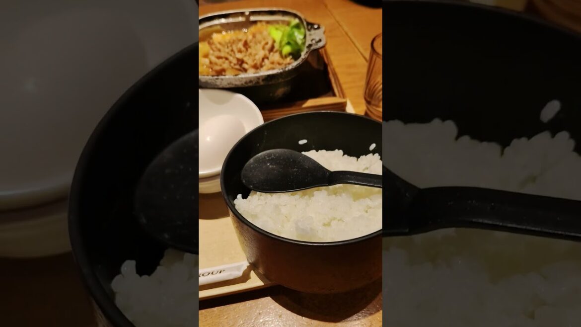 OSAKA JAPAN - SUKIYAKI TEISHOKU  #japanesefood #visitosaka #japan #osaka #travel