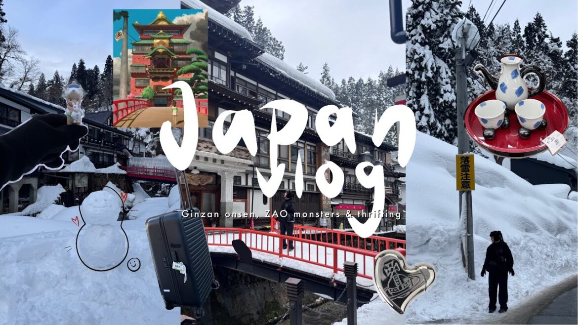 Japón vlog | Ginzan Onsen - El Viaje de Chihiro, ZAO Monsters y las mejores tiendas de segunda mano