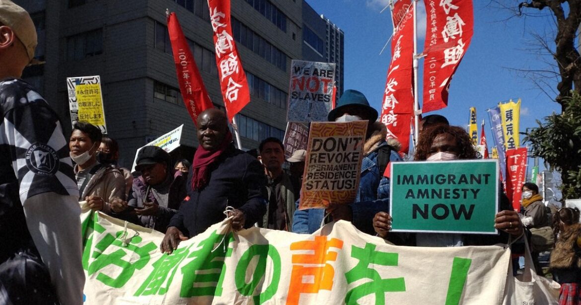 Foreign workers march in Tokyo for better pay, work conditions