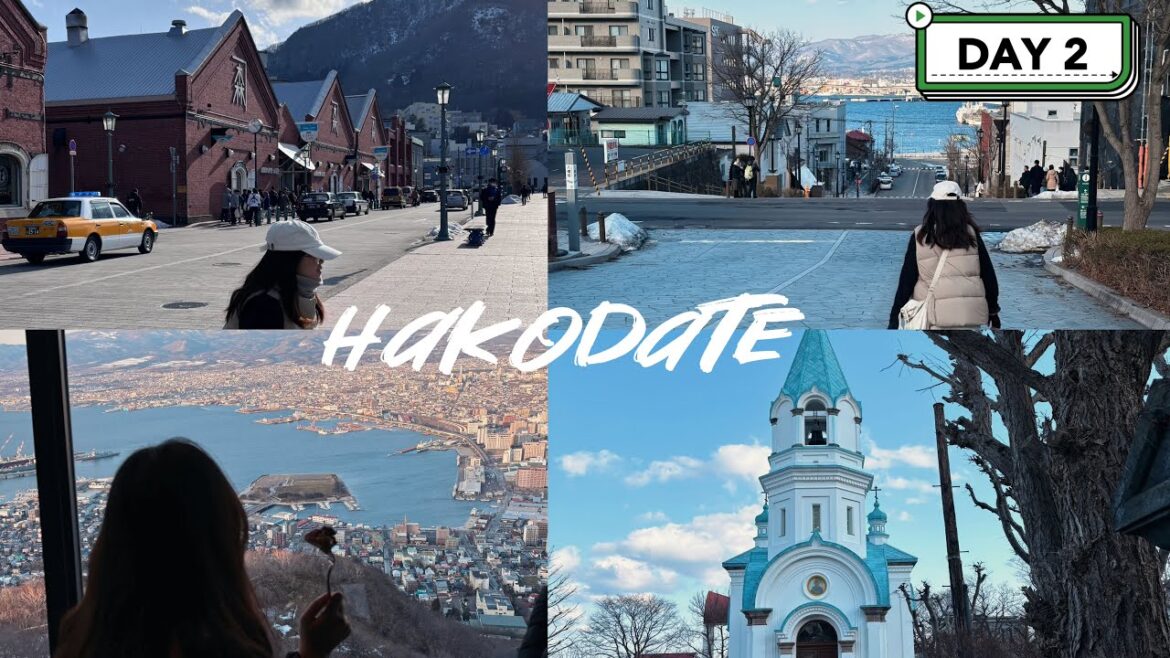Hakodate with Kanemori Red brick 🧱& Motomachi +🍴ate soup curry & burger🍔 || 日本函馆 🇯🇵 DAY 2 VLOG 📹
