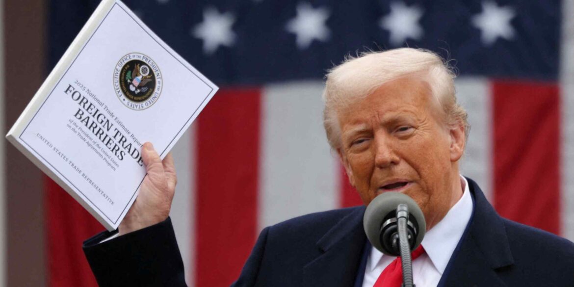 Trump reveals reciprocal tariffs: 34% on China, 24% on Japan