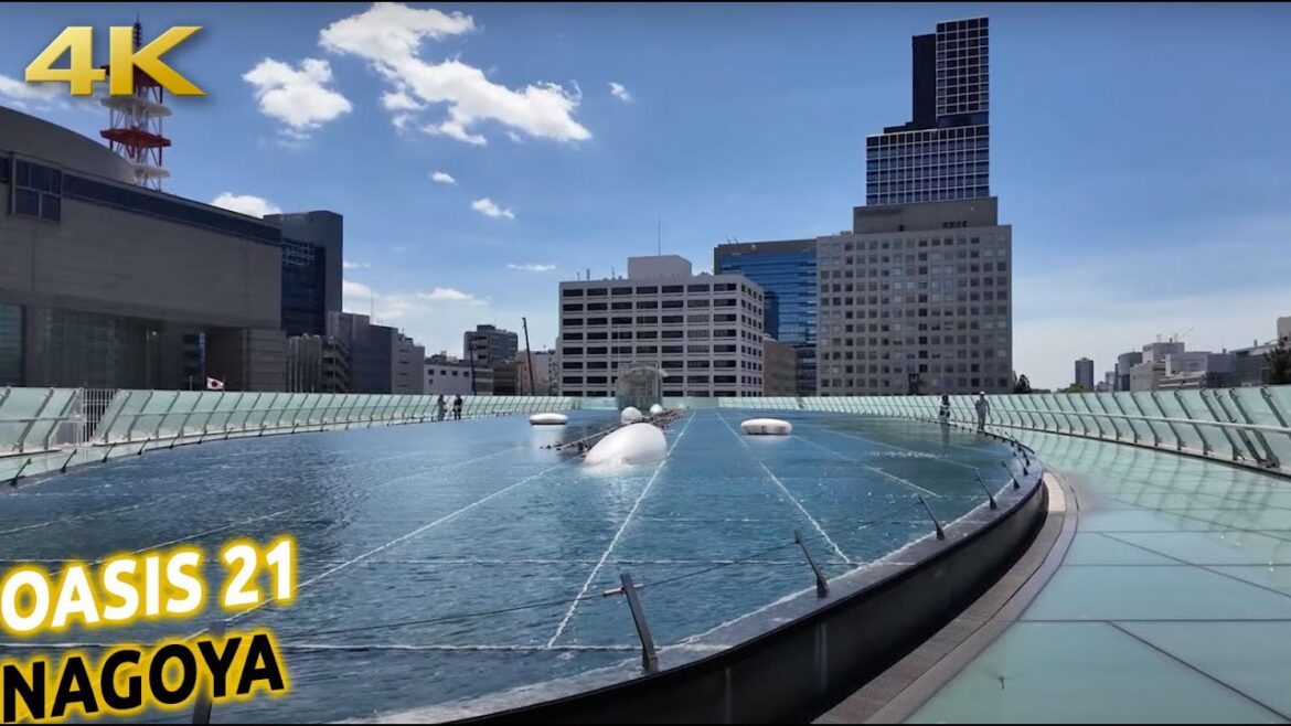 Visiting Nagoya Oasis 21 in Sakae · Japan in 4K