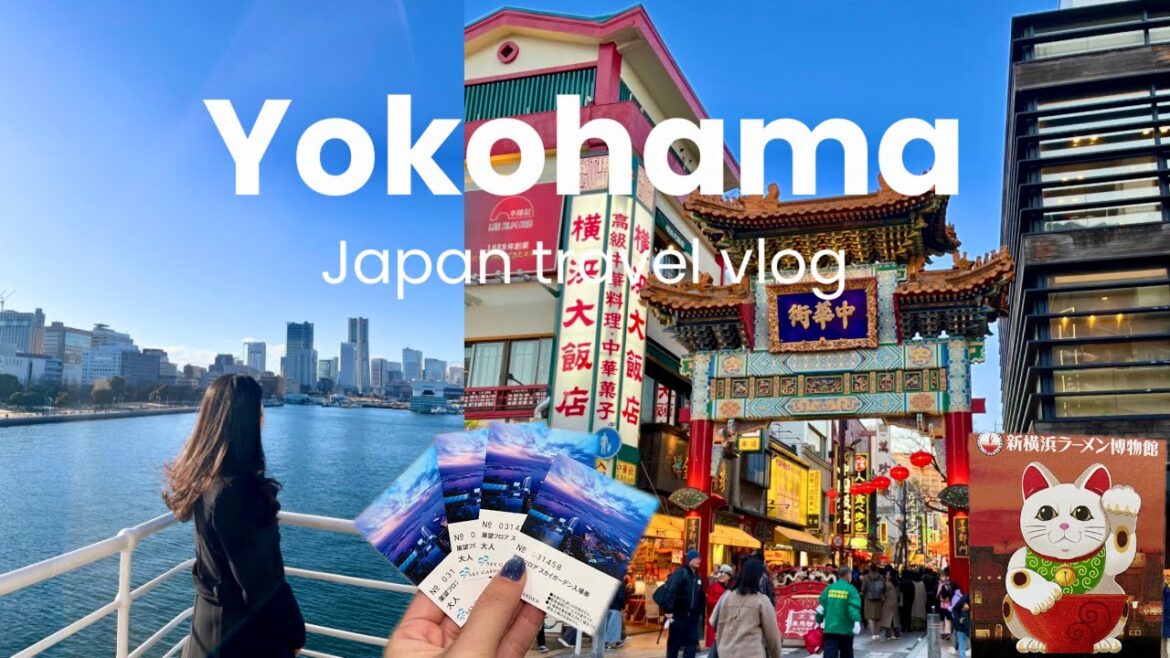 Japan travel vlog 🇯🇵 exploring port city of Yokohama