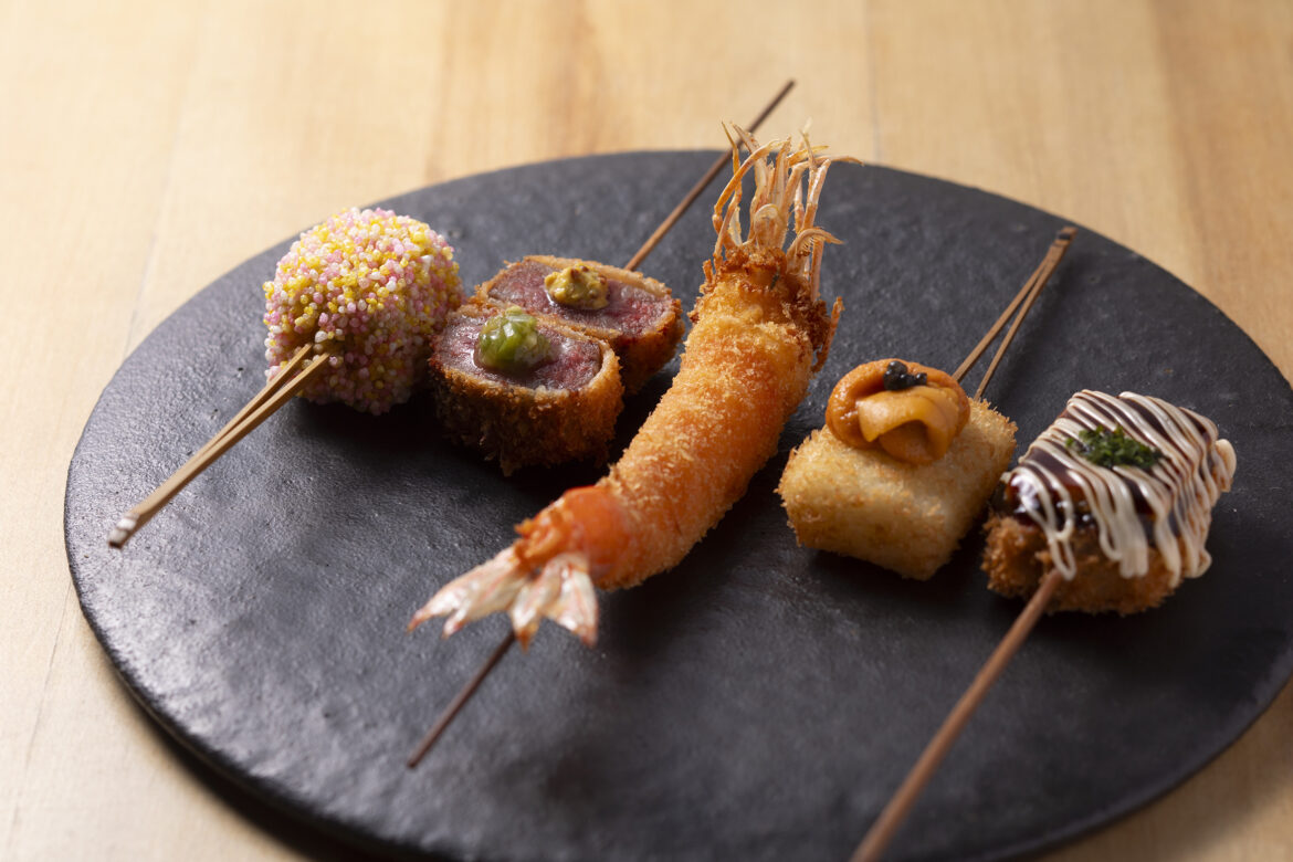 Kushiage001 produced by Kushiage010 | Restaurants in Time Out Market Osaka