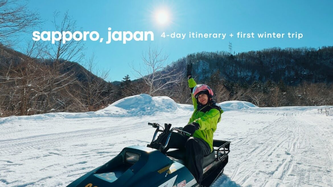 travel vlog: sapporo, japan itinerary - winter snow festival ⛄