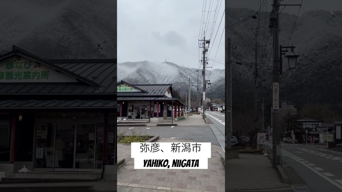 Yahiko Niigata Japan in winter