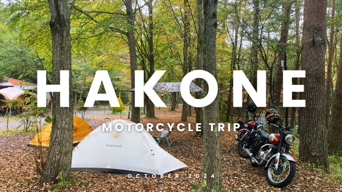 Motorcycle trip from Chiba to Hakone (2024/10)