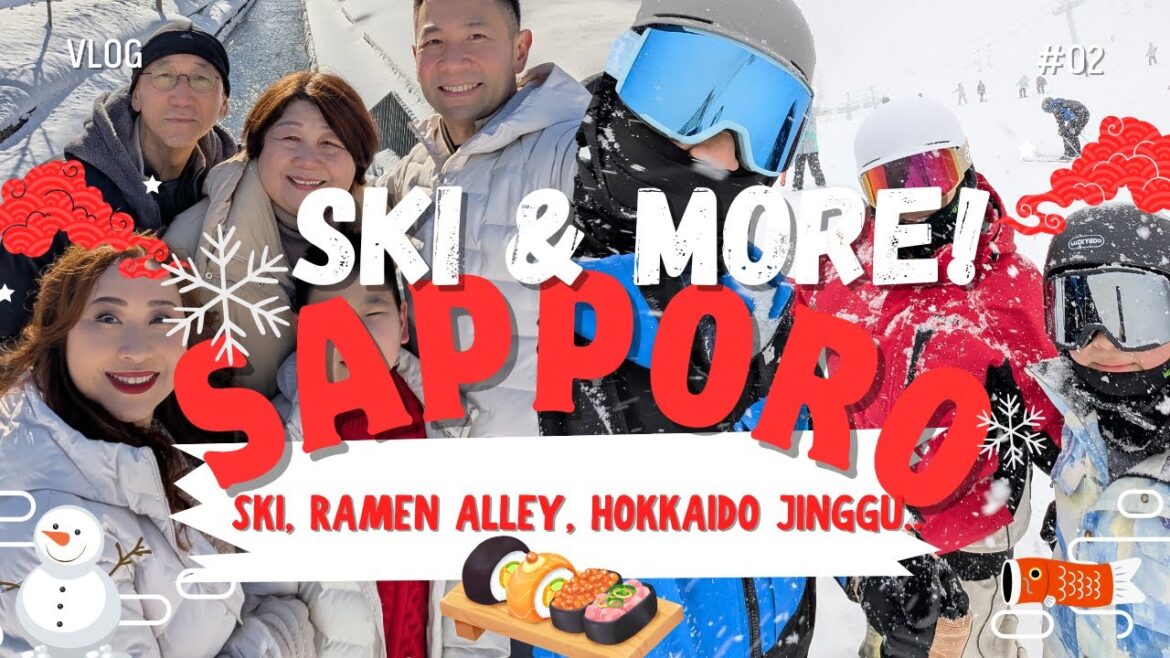 Winter Sapporo ❄️🇯🇵 Ski, Otaru, Hokkaido Jinggu, the ultimate sashimi bowl and more!