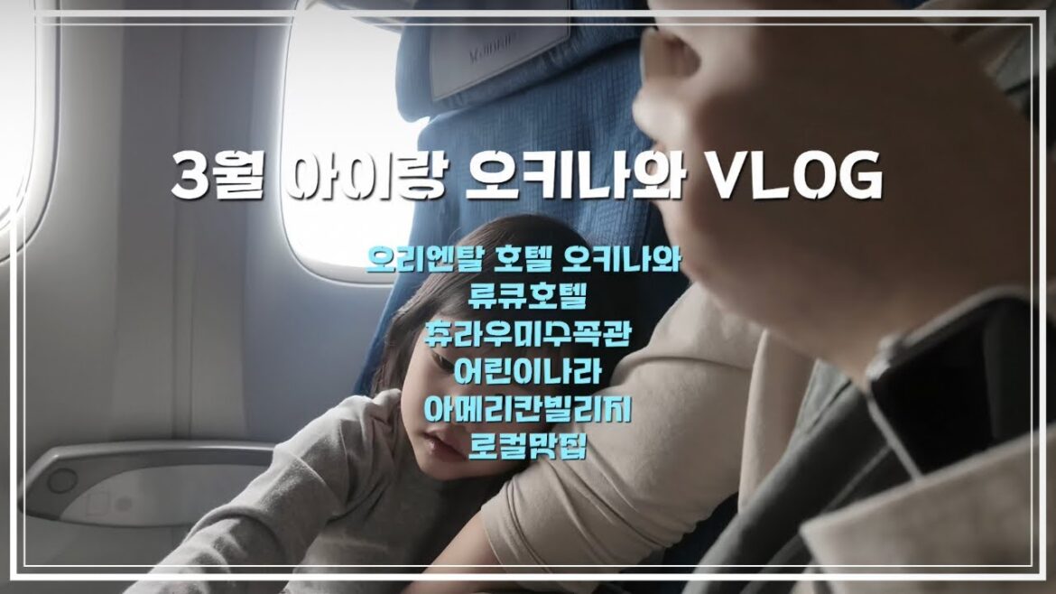 [VLOG]오키나와 아이랑 북부/남부호텔 추천 | 36개월 미만 무료 육아코스 | 로컬맛집