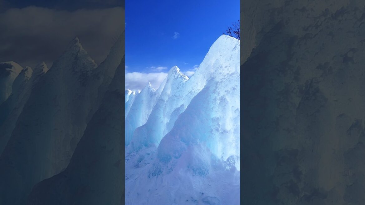 Lake Shikotsu Ice Festival 2025             #shorts #youtubechannel #foryou #travel #hokkaido #japan