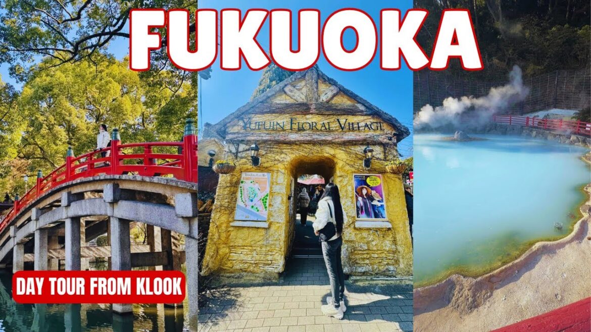 Fukuoka's Best Attractions Klook Tour: Dazaifu, Yufuin, Beppu Ropeway & Jigoku Meguri! #japan