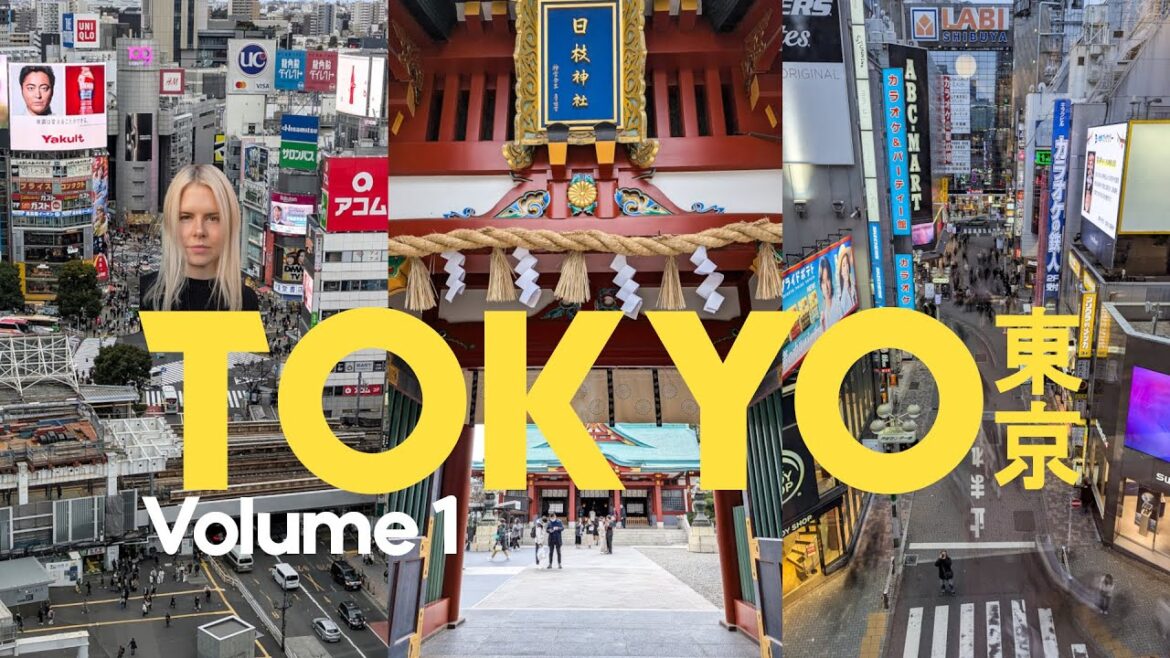 First Day in Tokyo travel vlog: Exploring Shibuya, Hie Shrine & Tasty Sushi