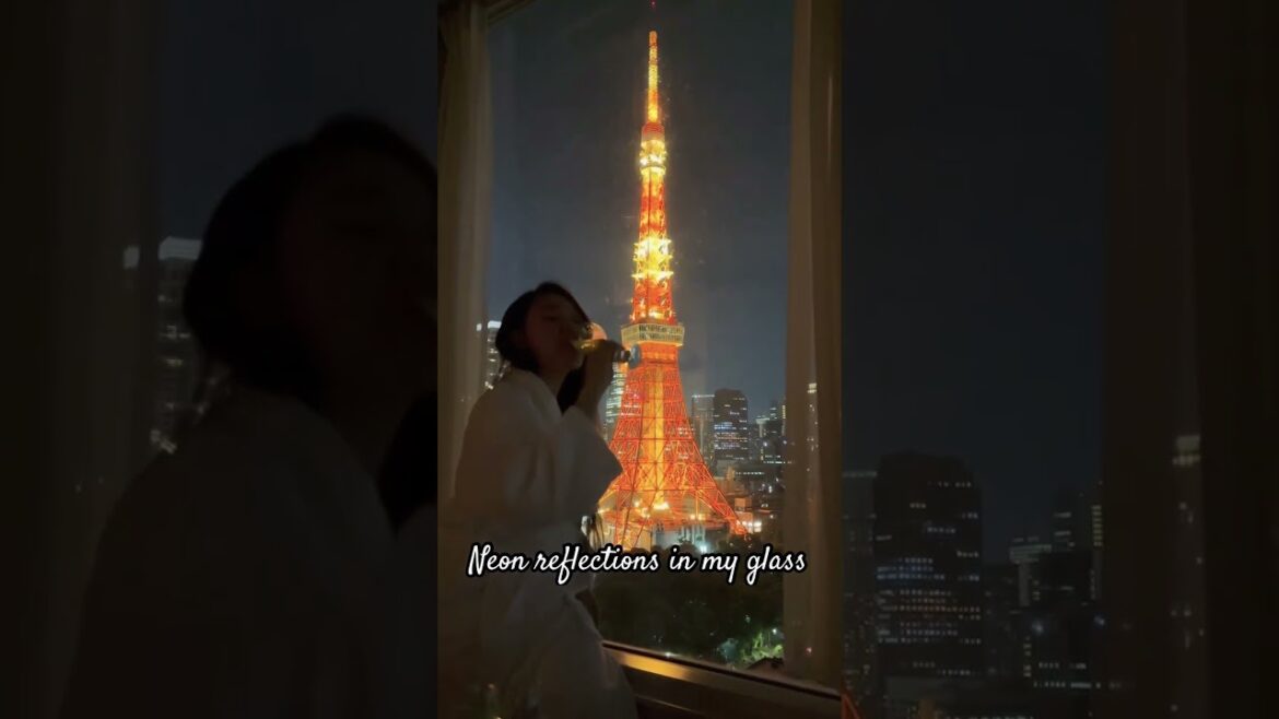#japan #travel #tokyo #trending #tokyotower #champagne 🥂🇯🇵