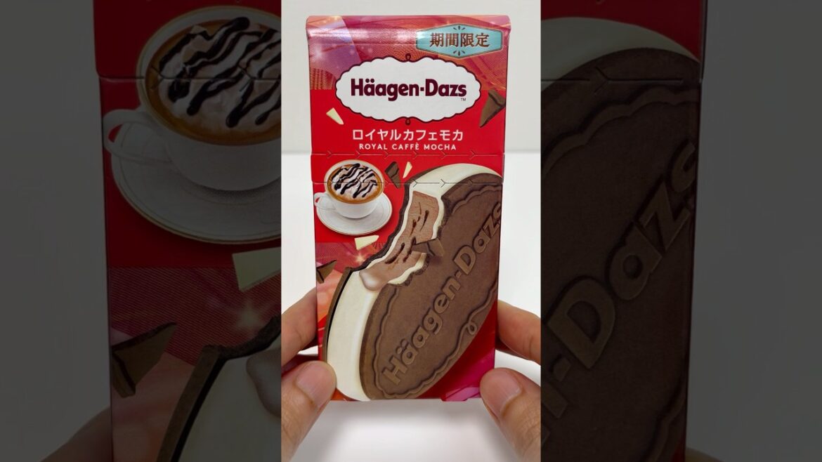 Haagen-Dazs Crispy Sandwich Royal Cafe Mocha #shorts