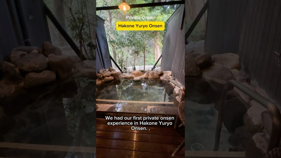 private #onsen in #hakone #yuryo onsen. Great experience! #japantravel 90 mins away from #tokyo