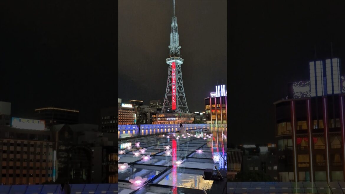 π―π΅ Magical Night View of NAGOYA TV Tower β¨ Must-See Japan Travel Spot π―π΅ Magical Night View of NAGOYA TV Tower β¨ Must-See Japan Travel Spot
