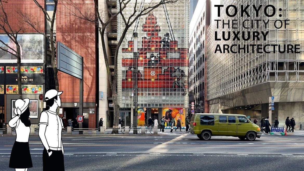 4K Tokyo 🇯🇵 : The City Of Luxury Architecture