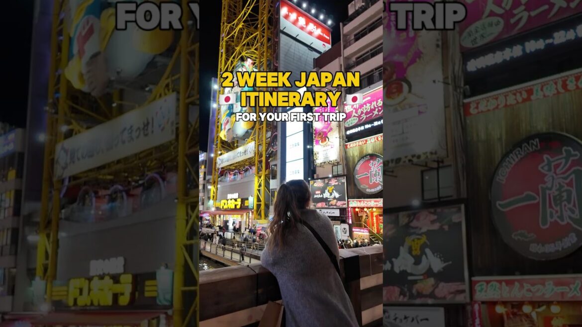 Save this 2 week Japan itinerary 🇯🇵 #japantravel #japan #travel #traveltips