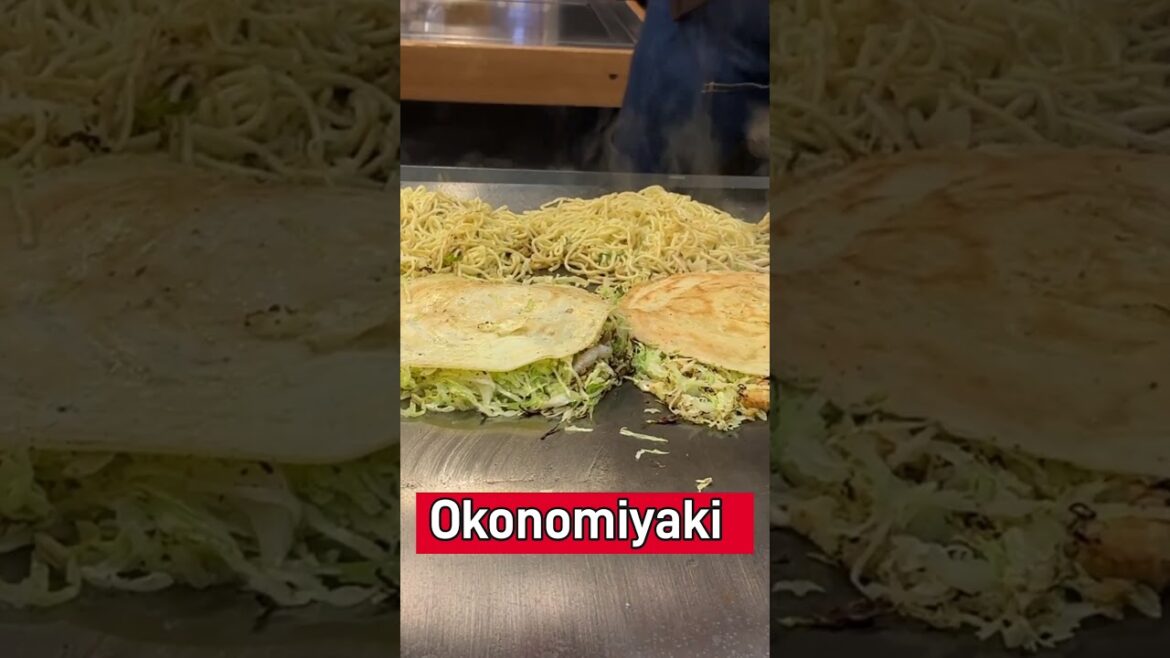 Must eat Okonomiyaki when you visit Hiroshima.#hiroshima #広島#japan