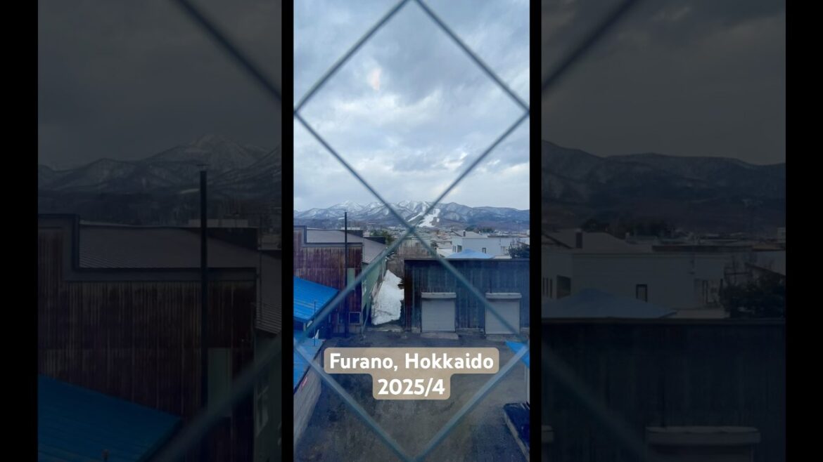 Furano, Hokkaido in a Monday morning 2025/4 #travel #peacefulmusic #hokkai #deepjapan