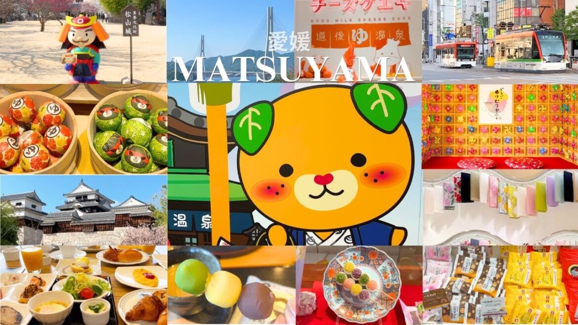 １泊２日愛媛旅(後編)】松山オススメ観光スポット＆道後温泉街で食べ歩きと散策！ どうごゆけむりかふぇ/道後ミルクチーズケエキ/一六本舗