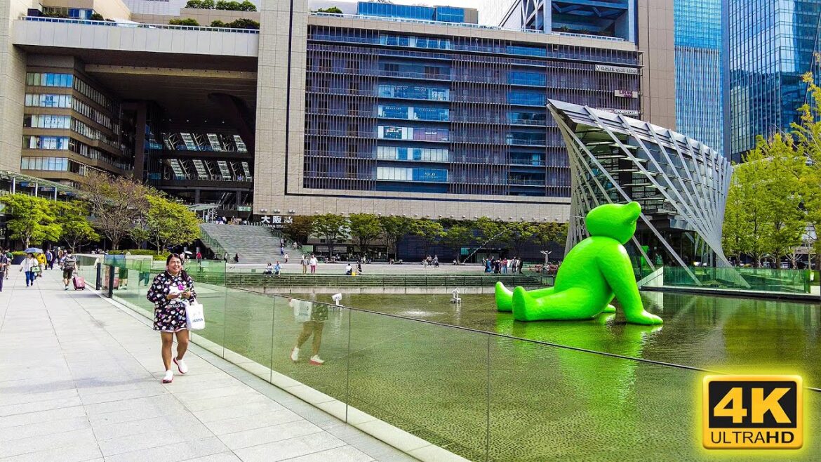 Quick Walk Through Osaka 🇯🇵 Ofukacho | Japan 4k