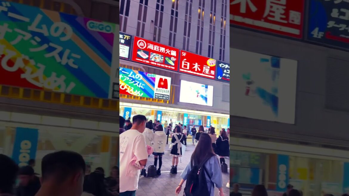 shinjuku area #shorts #tokyo