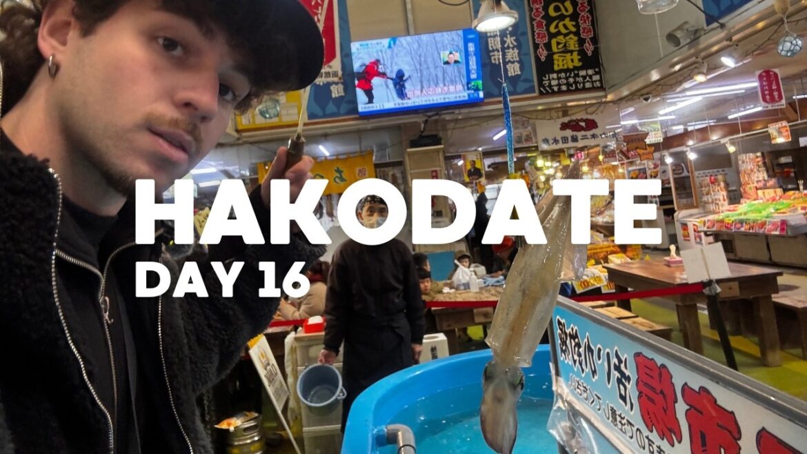 Mangio un Calamaro VIVO in Giappone | Hakodate #16