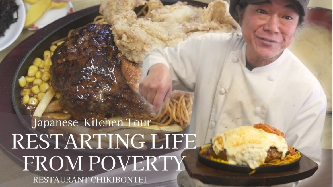 A shack restaurant that got back on its feet after being left penniless by a typhoon.