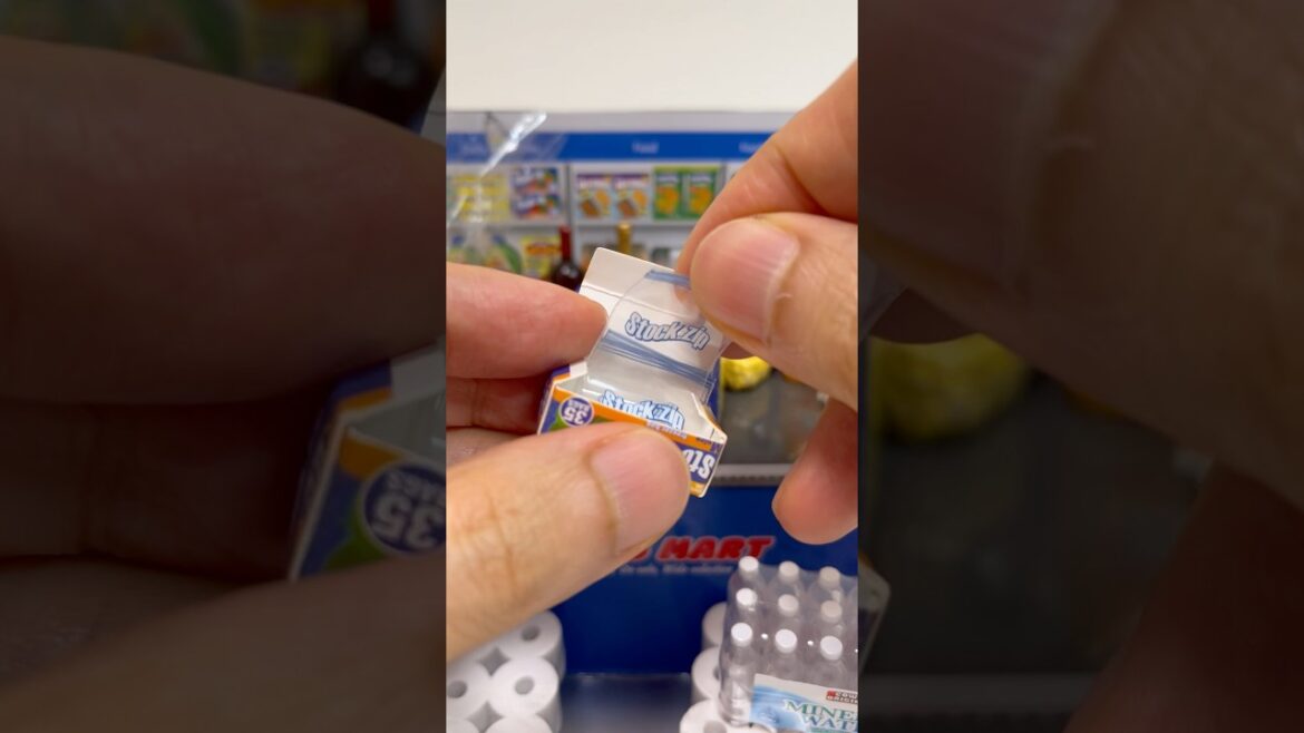 COW'S MART Re-Ment Petit Sample Series Like a Costco Miniature Figures Zipper Bag #shorts