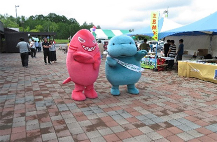 キャラクターグリーティングの写真
