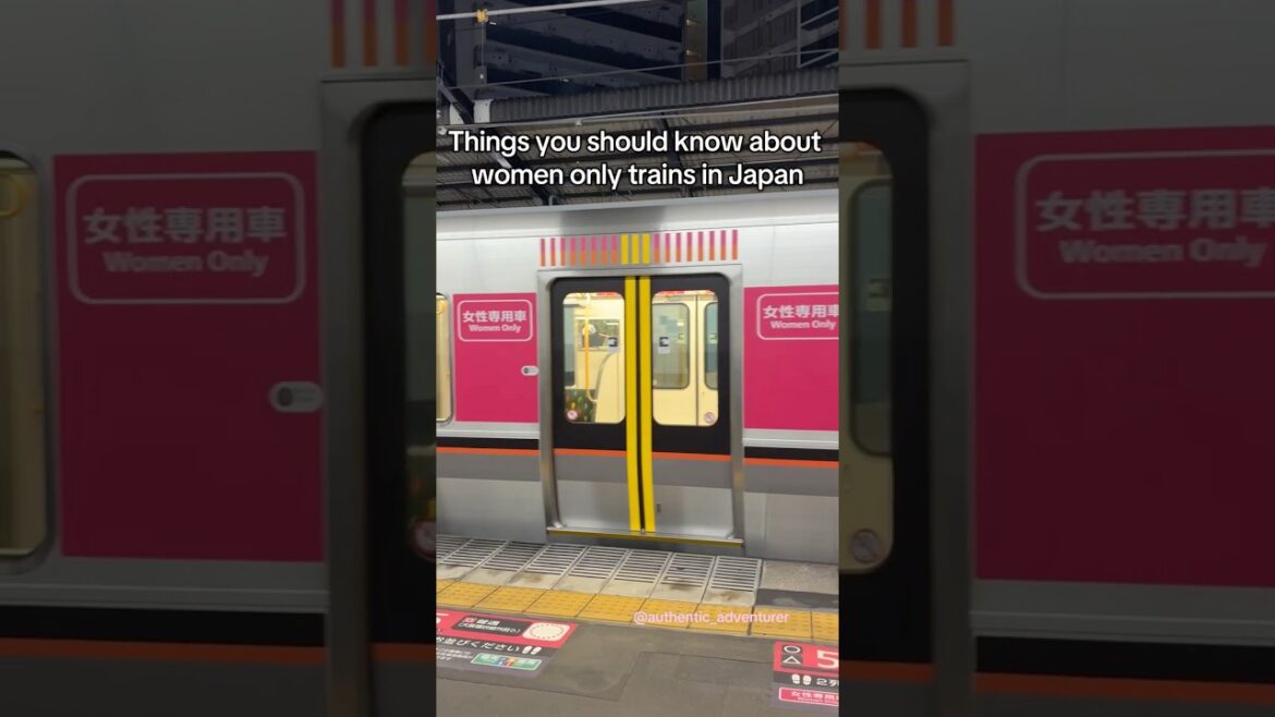 Things you should know about women only trains in Japan! Details in description #japan #japantravel
