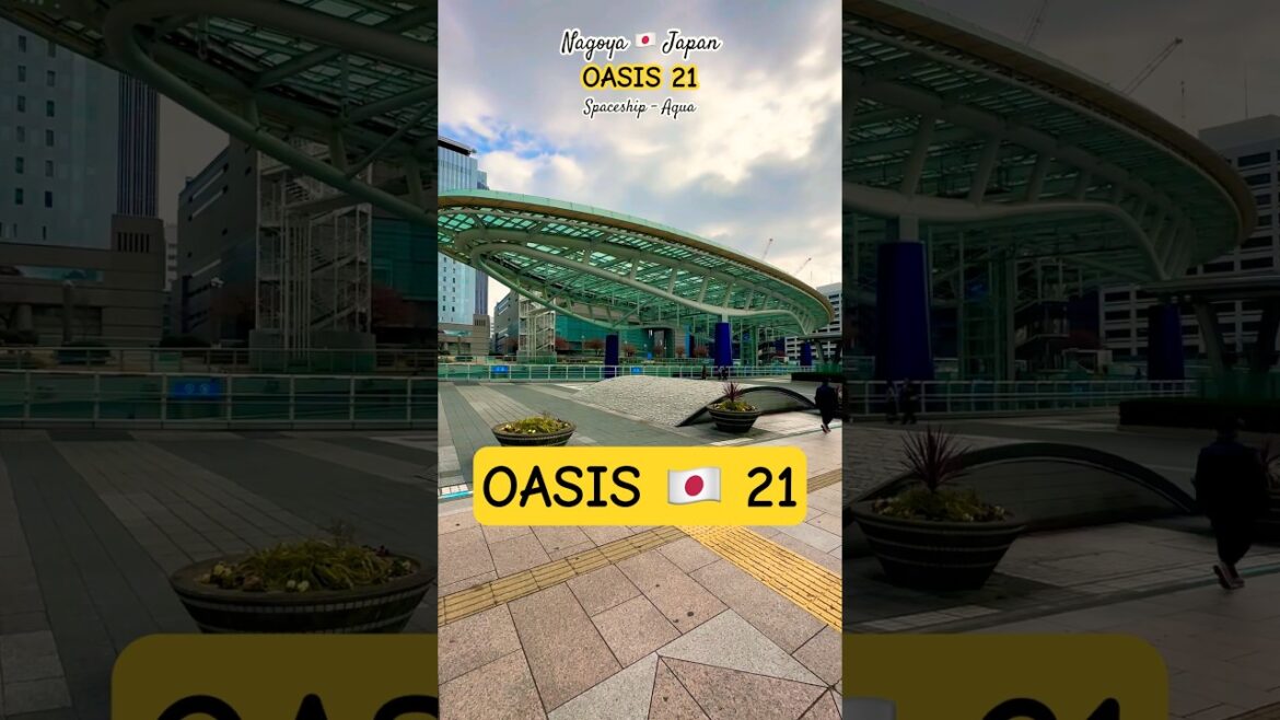 GLASS SPACESHIP in JAPAN | OASIS 21 | NAGOYA 🇯🇵 JAPAN