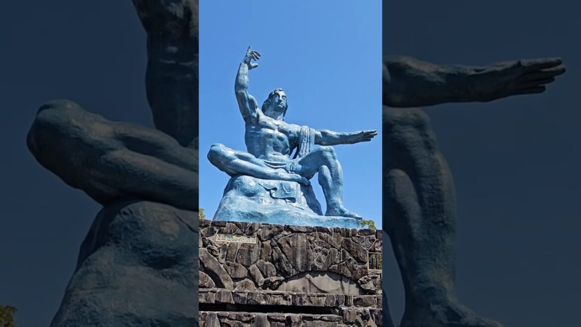 Nagasaki Atomic Bomb Park’s Peace Sculpture #shorts Nagasaki Atomic Bomb Park's Peace Sculpture #shorts