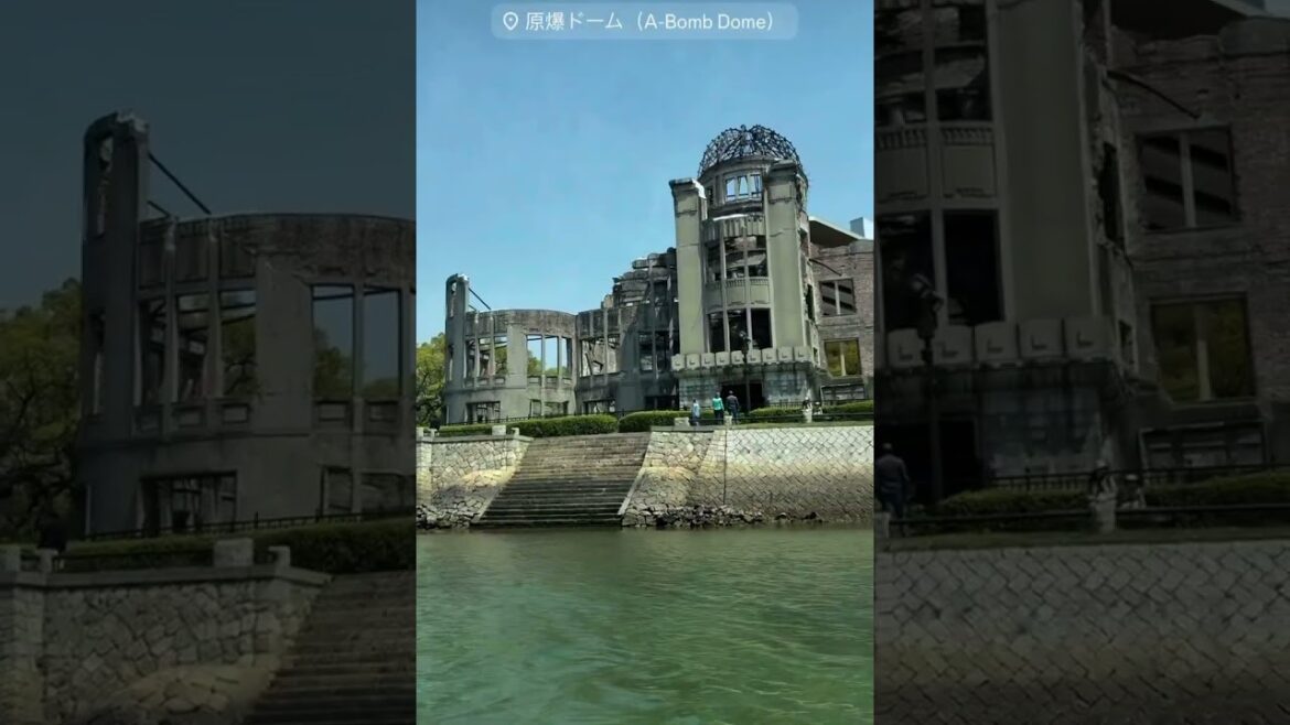 BOMB DOME #hiroshima #japan #worldwar2 #nagasaki #explore #worldpeace #japantravel #youtubeshorts