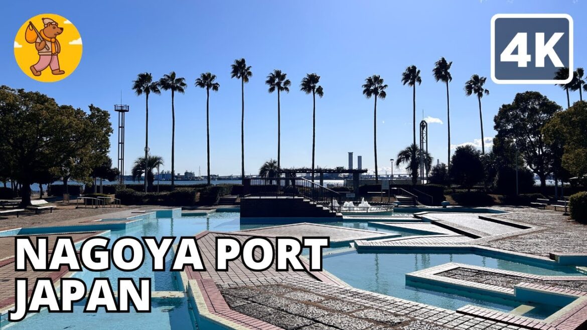 4K Nagoya Port Walking Tour - Aichi Japan