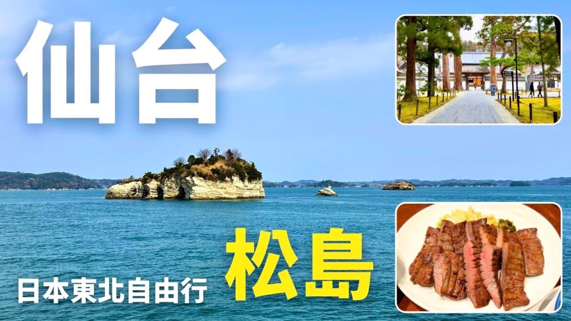 日本東北自由行【仙台】成田機場→東京→仙台車站美食購物｜松島仁王丸遊覽船．五大堂．福浦橋．松島魚市場．瑞巖寺｜善治郎牛舌｜仙台景點｜JR PASS東北．東北新幹線｜日本三景｜ Japan vlog