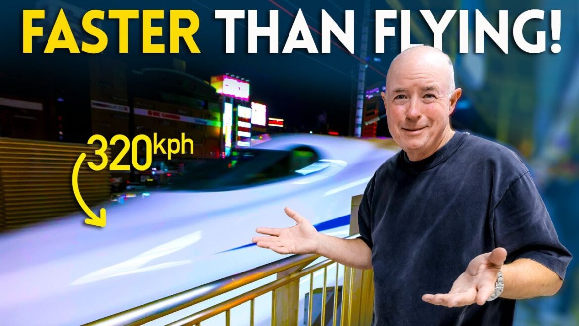 The MOST IMPRESSIVE train on Earth: JAPAN'S BULLET TRAIN!