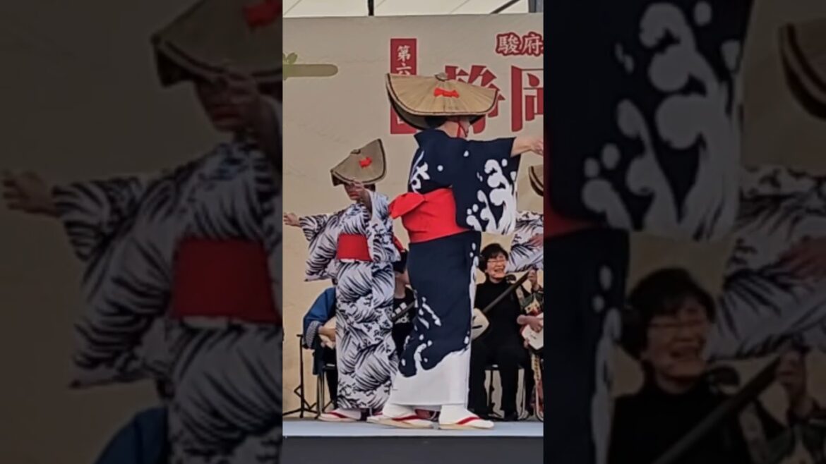 Traditional Music and Dance at Shizuoka Festival in Japan #shorts