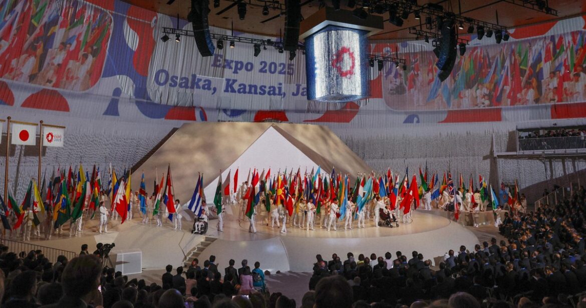 Opening ceremony for Osaka Expo held ahead of full public start