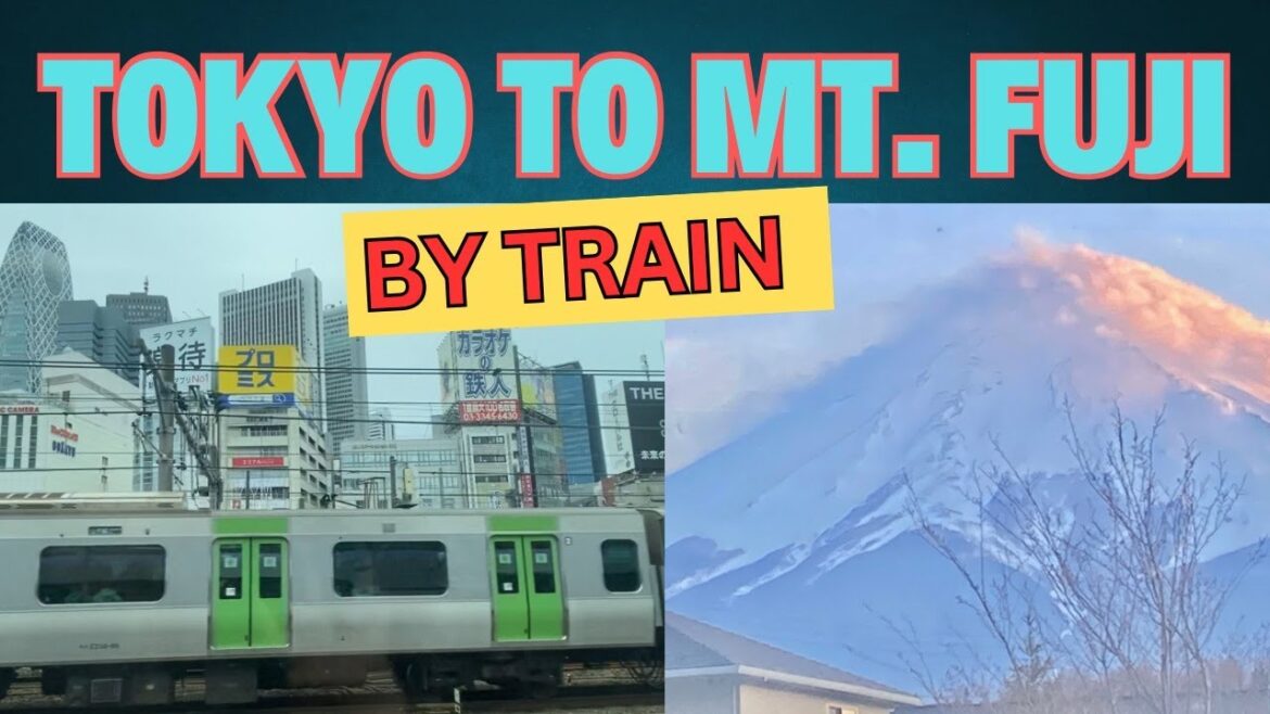 Tokyo to Mt. Fuji by Train: A Scenic Journey #japan #travel #japantravel Tokyo to Mt. Fuji by Train: A Scenic Journey #japan #travel #japantravel