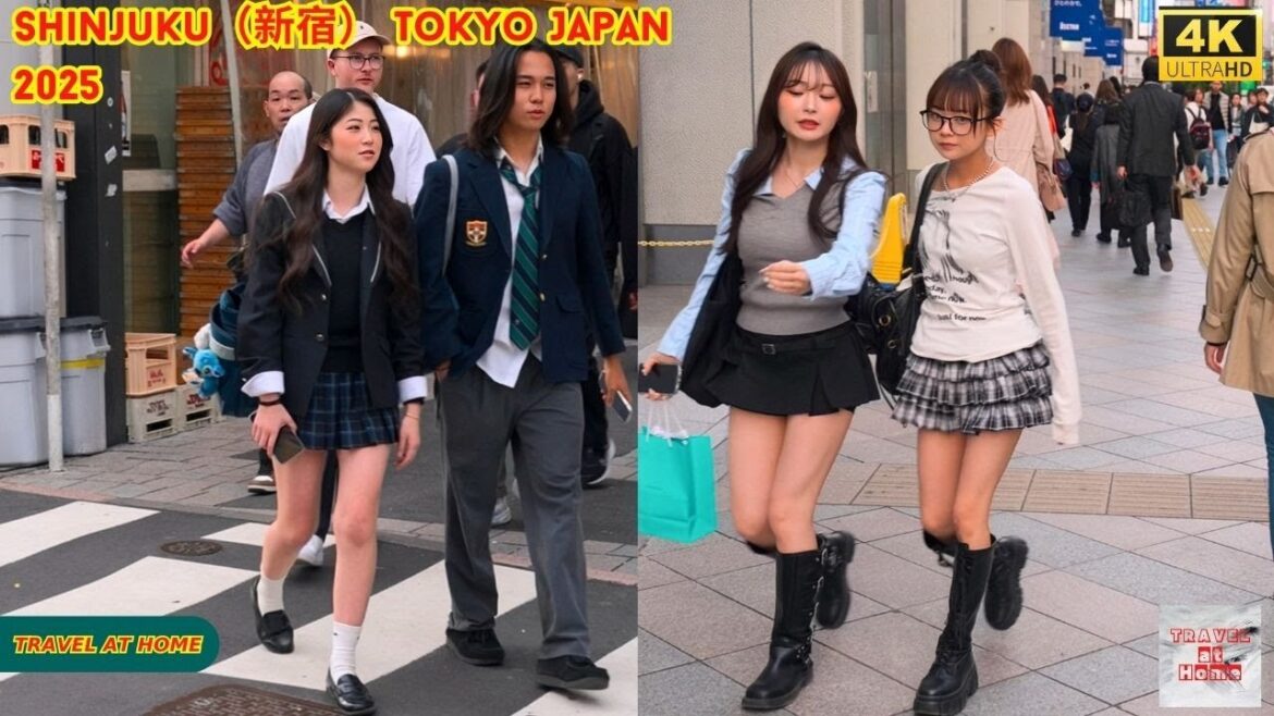 4K HDR Japan travel 2025 | Walk in Shinjuku（新宿）Tokyo Japan |  Relaxing Natural City ambience