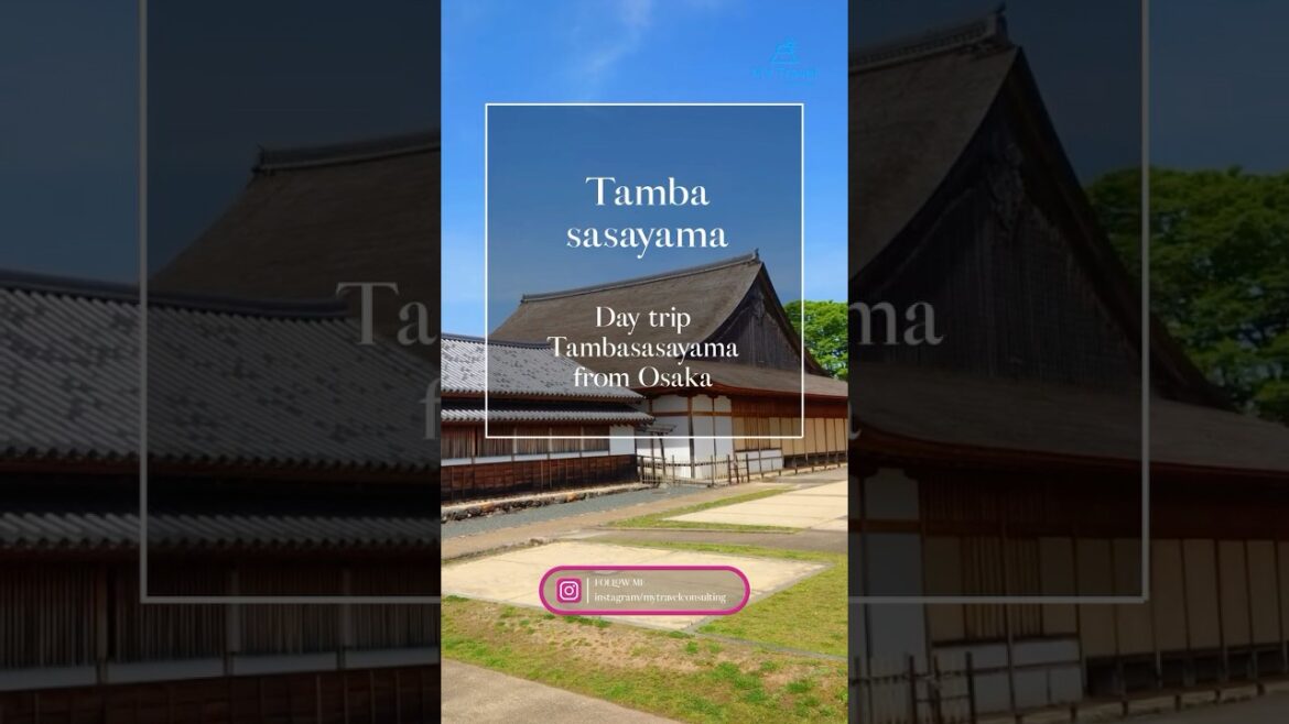 ☆Day trip☆Tambasasayama from Osaka