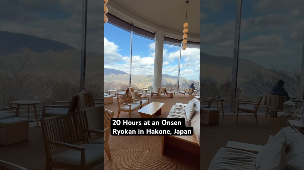 Come spend 20 hours at an onsen ryokan with me in Hakone, Japan! #hakone #ryokan #onsen