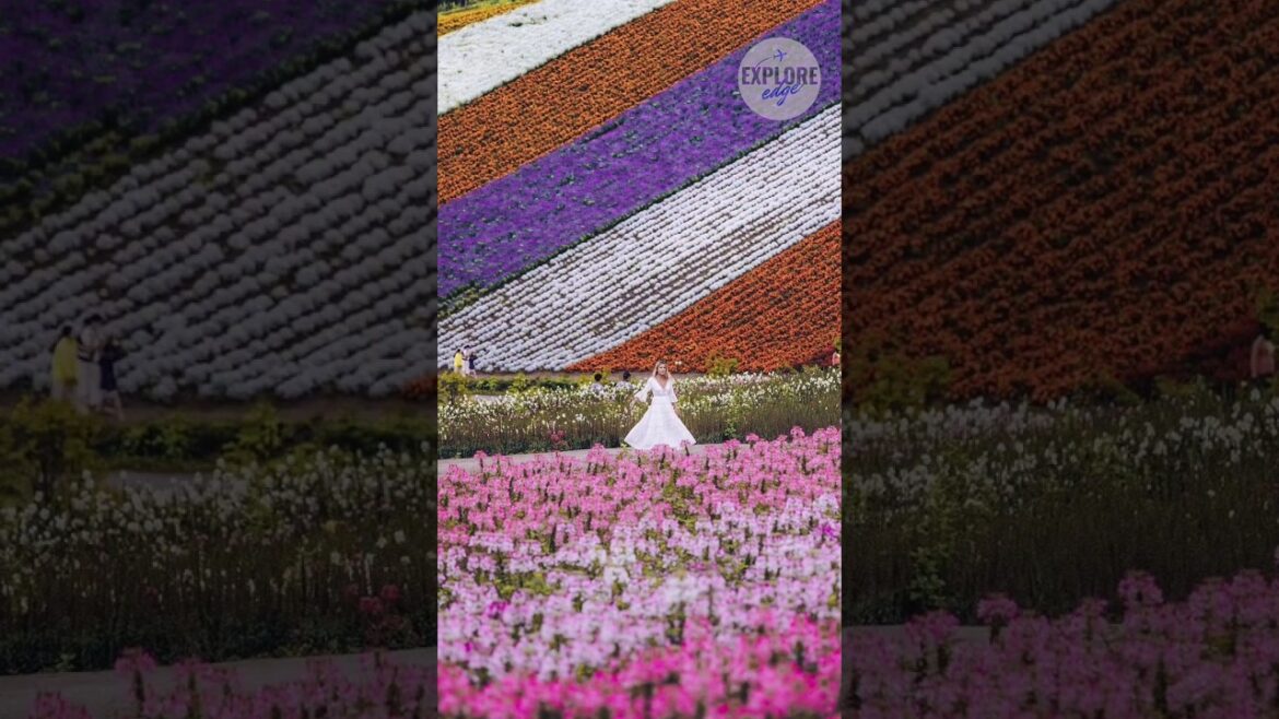 Furano Japan: A Breathtaking Lavender Experience #trending #shortvideo Furano Japan: A Breathtaking Lavender Experience #trending #shortvideo