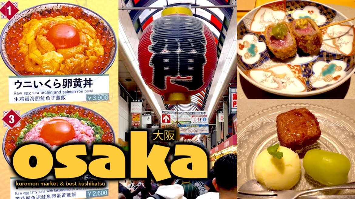 Osaka’s Fish Market Kuromon Ichiba & Kushiage 010 the Best Kushikatsu in Osaka! | Japan Days 🇯🇵 Osaka’s Fish Market Kuromon Ichiba & Kushiage 010 the Best Kushikatsu in Osaka! | Japan Days 🇯🇵