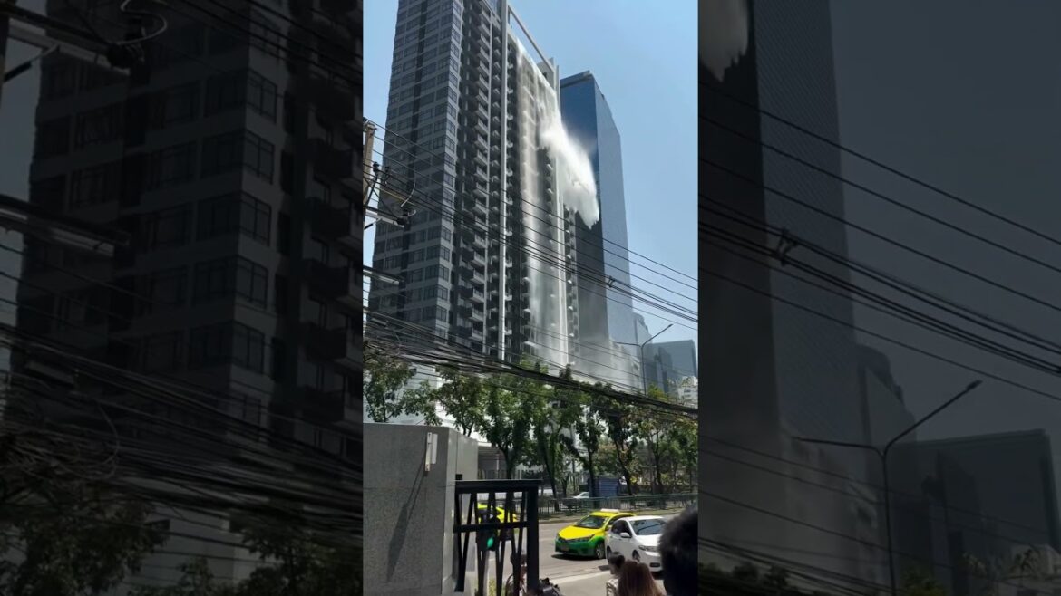 Bangkok Earthquake Video Footage | 28th March 2025 Bangkok Earthquake Video Footage | 28th March 2025