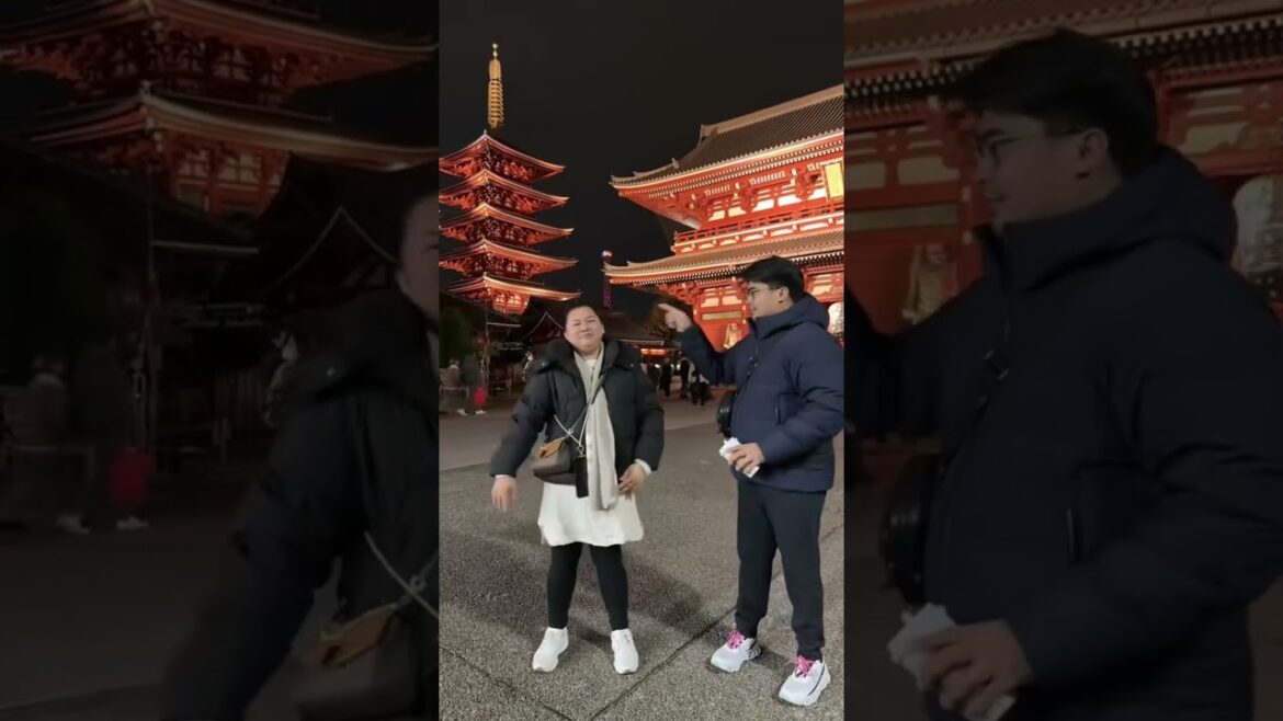 HSKT in Asakusa Japan 😅 #travel #vacation #shortvideo #shorts #fyp #music #palogantravelvlogs